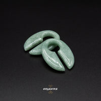 Mayan Jewerly, stone ear weights, Guatemalan Jade | Organika Tribal
