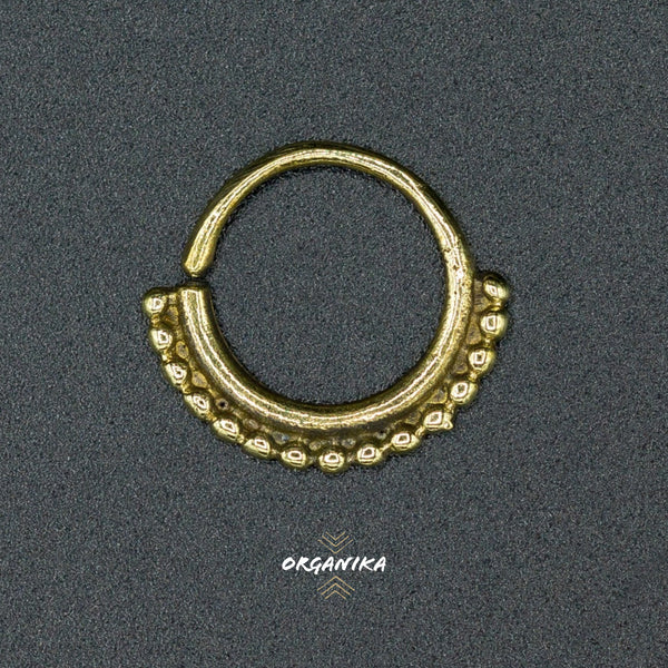 Nose septum Ring piercing Jewelry | Organika Tribal 