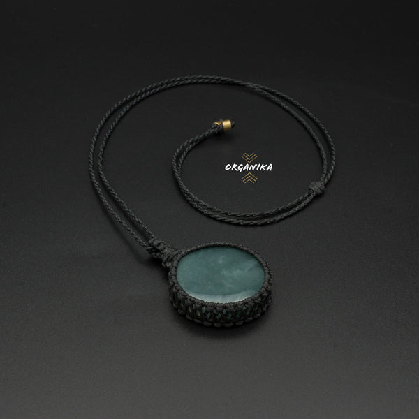 Jade Necklace from Guatemala, Jadeite Necklace, jade necklace, blue jade | Organika Tribal